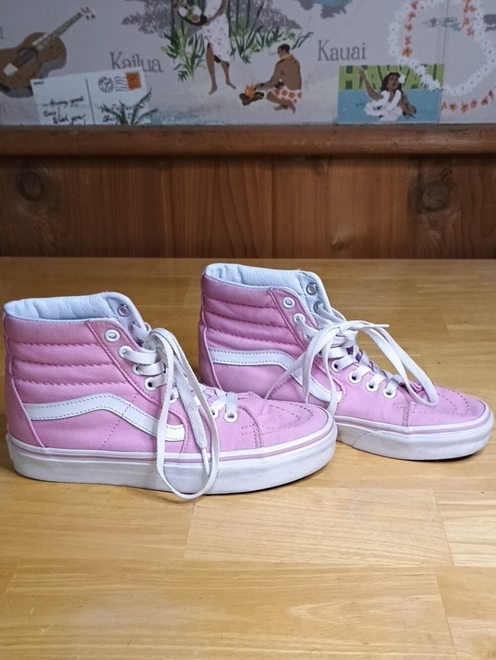 Vans Pink High-Top Women’s Sneakers - Picture 2 of 9
